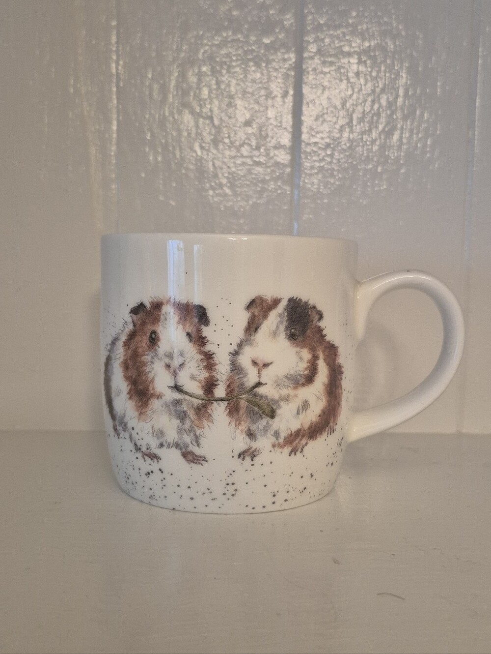 Royal Worcester Wrendale Designs Lettuce Be Friends Guinea Pig Mug - Picture 2 of 5